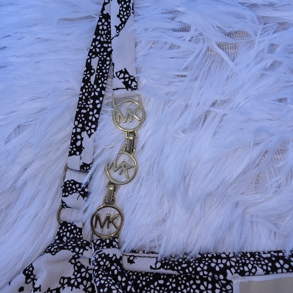 Michael Kors Black and White Floral Dress - Picture 3 of 3